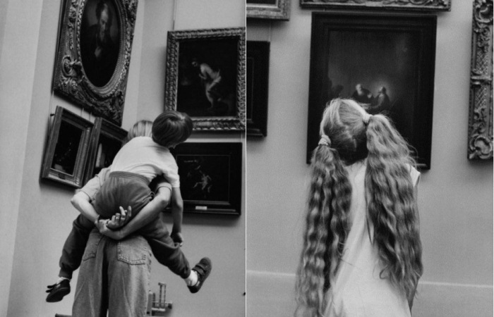 Алесио де Андраде за 40 лет собрал коллекцию фотографий о посетителях Лувра. Алесио де Андраде за 40 лет собрал коллекцию фотографий о посетителях Лувра.