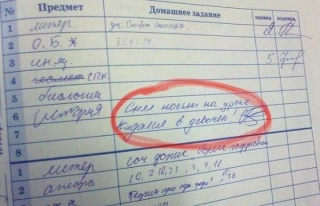 15 гениальных школьных перлов, которые поднимут настроение! 15 гениальных школьных перлов, которые поднимут настроение!