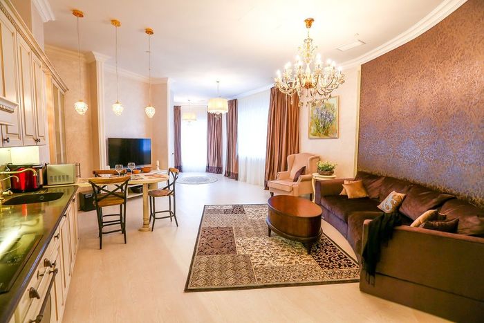 Московская квартира 100 м² на 46 этаже Московская квартира 100 м² на 46 этаже