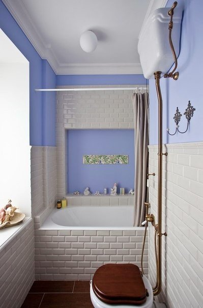 Оригинальная идея ремонта и дизайна ванной комнаты