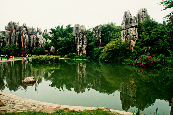 Каменный лес в провинции Юньнань