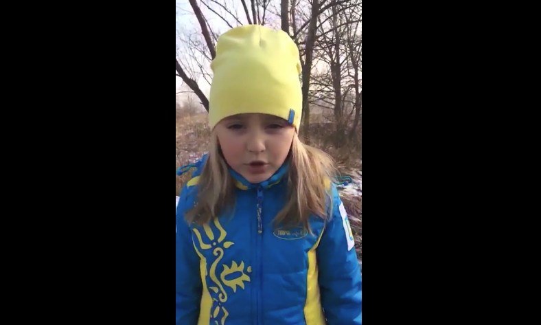 Гневное видео-обращение пятилетней украинки ко всем врагам Украины! Гневное видео-обращение пятилетней украинки ко всем врагам Украины!