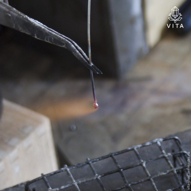 Кольцо в технике metalsmith