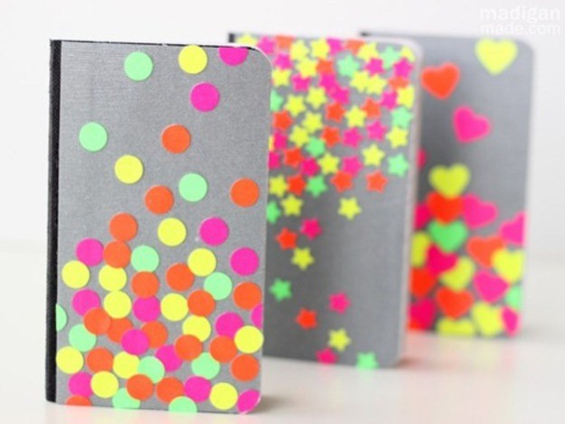 neon-confetti-decoupaged