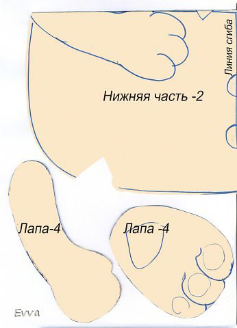 Кот с пультом выкройка Кот с пультом выкройка