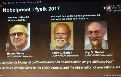 Нобелевскую премию по физике получили три ученых из США Нобелевскую премию по физике получили три ученых из США