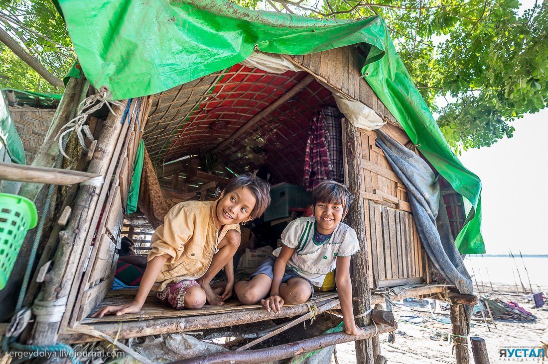 Как живут в деревне в Бирме Как живут, в Бирме, в деревне