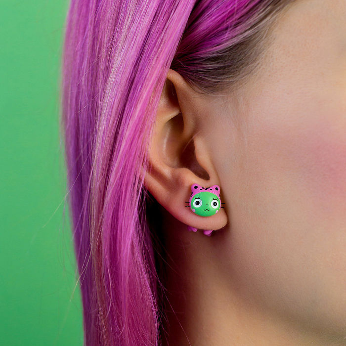 Frosch Cat Earring