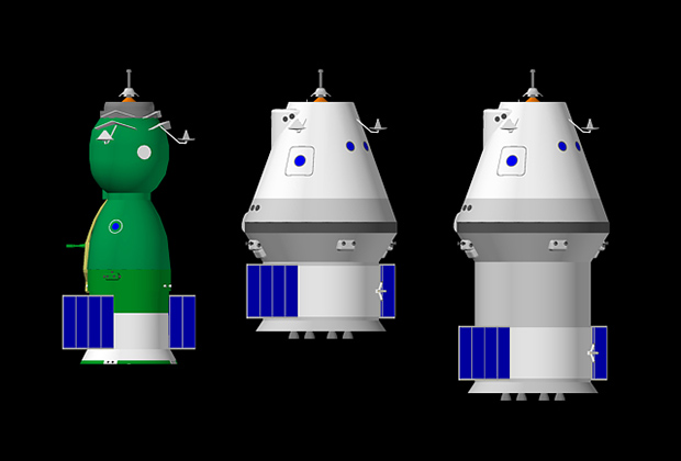 Корабли серий «Союз» и «Федерация» (околоземная и лунная версии)