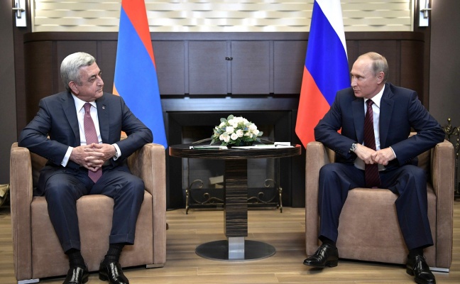 Серж Саргсян: За шесть месяцев товарооборот с Россией вырос почти на 24%