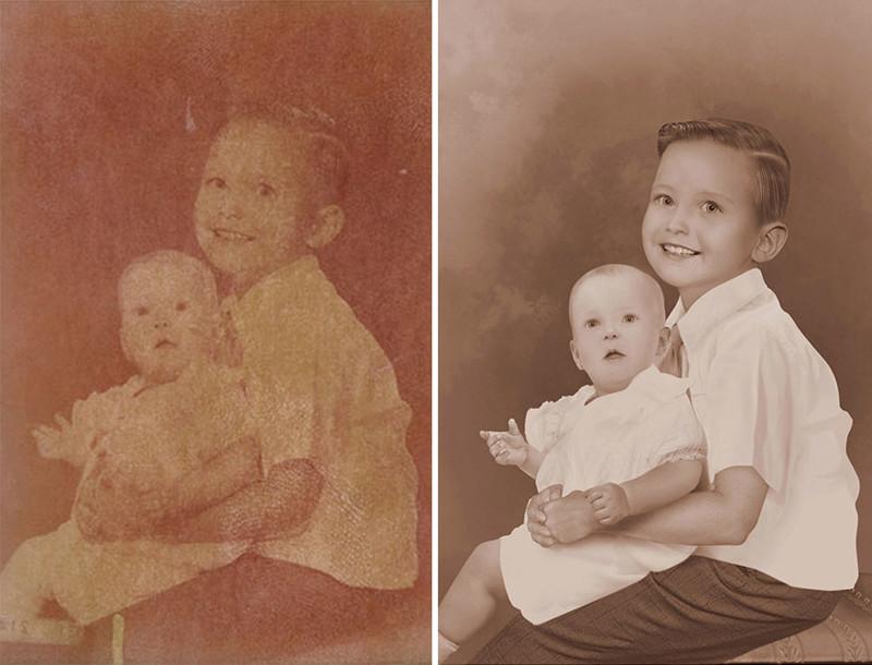 Она творит настоящие чудеса со старыми фотографиями Она творит настоящие чудеса со старыми фотографиями