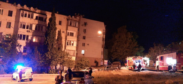 В Севастополе загорелась квартира