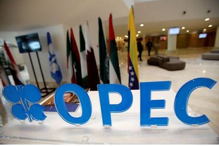 OPEC logo is pictured ahead of an informal meeting between members of the Organization of the Petroleum Exporting Countries (OPEC) in Algiers, Algeria September 28, 2016. REUTERS/Ramzi Boudina/File Photo OPEC logo is pictured ahead of an informal meeting between members of the Organization of the Petroleum Exporting Countries (OPEC) in Algiers, Algeria September 28, 2016. REUTERS/Ramzi Boudina/File Photo
