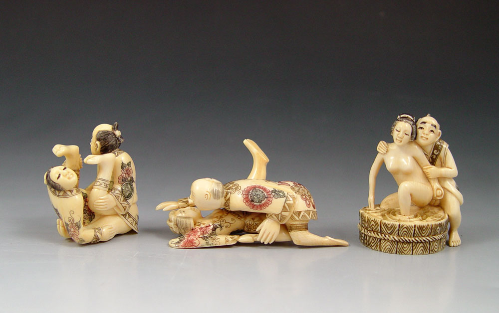 Erotic mudman chinese figurine