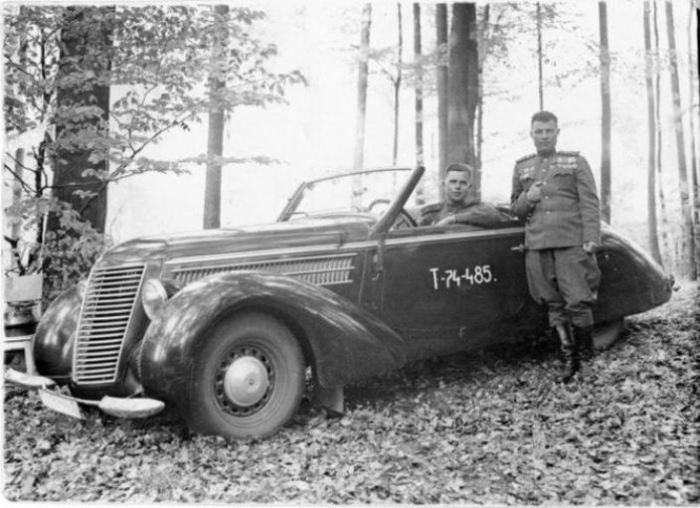 Трофейный автомобиль. Трофейный автомобиль.
