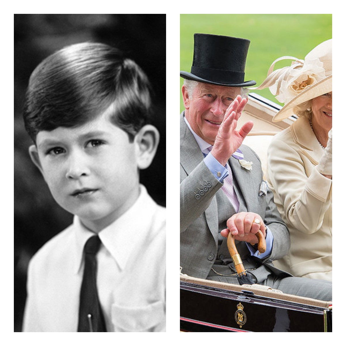 Принц Чарльз в детстве и молодости