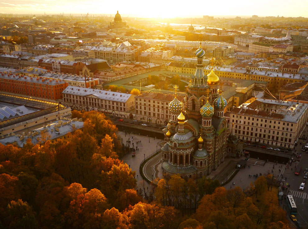 St. Petersburg From Above: photos from a drone