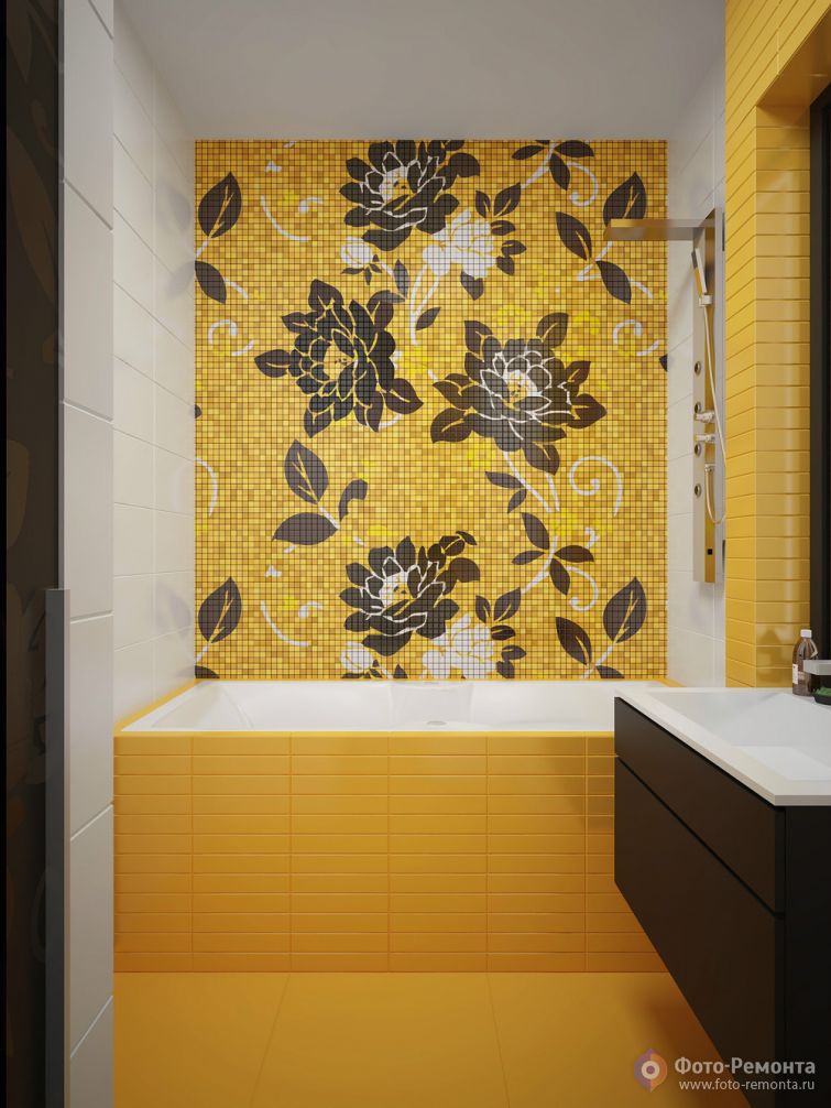 Интерьер ванной комнаты от Романа Быкова