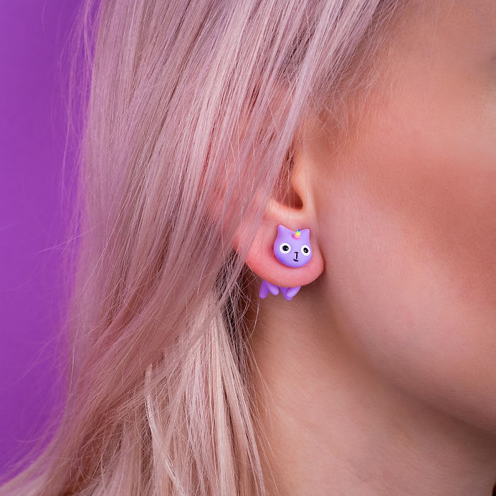 Cat Earring / Unicorn Cat