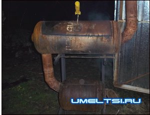 Коптильня из газового котла своими руками Коптильня из газового котла своими руками
