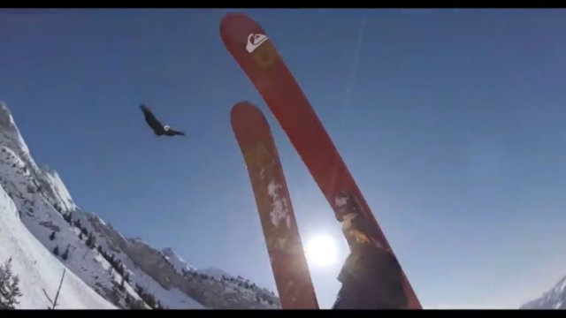 Безумное катание на горных лыжах Безумное катание на горных лыжах