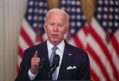 U.S. President Joe Biden delivers remarks on the crisis in Afghanistan during a speech in the East Room at the White House in Washington, U.S., August 16, 2021. REUTERS/Leah Millis U.S. President Joe Biden delivers remarks on the crisis in Afghanistan during a speech in the East Room at the White House in Washington, U.S., August 16, 2021. REUTERS/Leah Millis