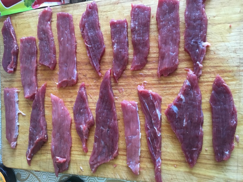 Простой рецепт сушеного мяса