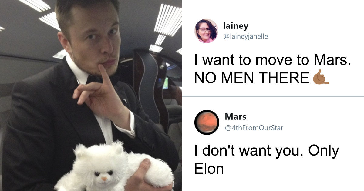 Elon Musk Flirts With Mars On Twitter And People Don’t Know How To Feel About It