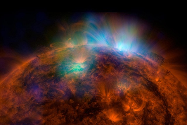 Уникальный по детализации снимок нашего Солнца, сделанный астрономами с помощью ядерного спектроскопического телескопа НАСА Array (Nuclear Spectroscopic Telescope Array, NuSTAR).