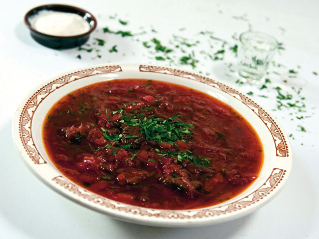 "Жареный" борщ от "dunduk-culinar"