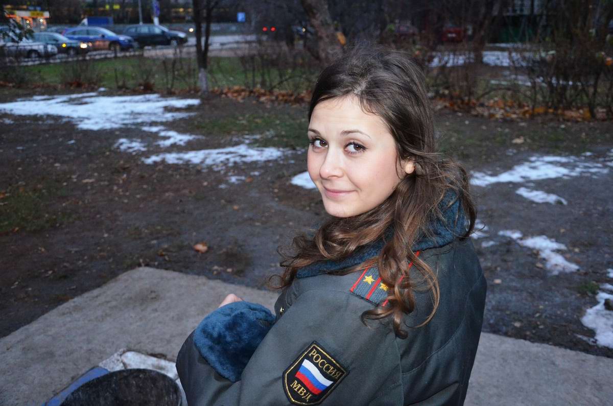 Лица девушек из российской полиции девушки, полиция