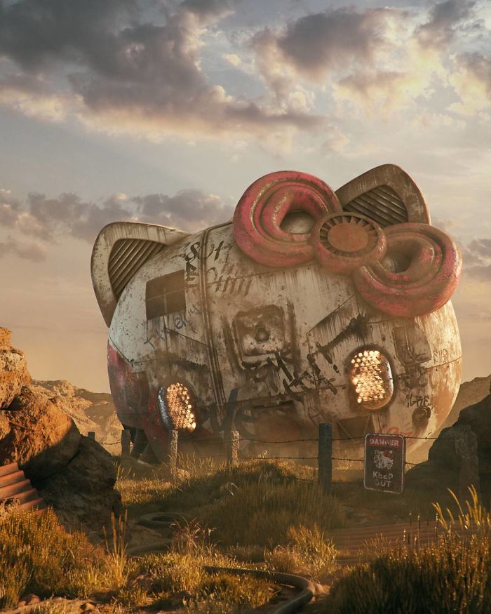 Pop Culture Apocalypse In Amazing Digital Art By Filip Hodas