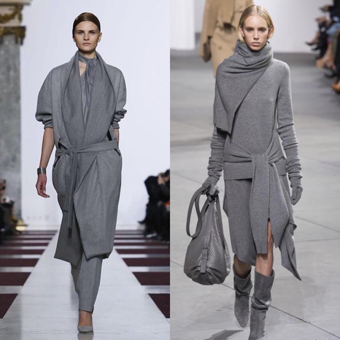 Серый - ассекуален. Yiqing Yin Couture/Michael Kors Серый - ассекуален. Yiqing Yin Couture/Michael Kors