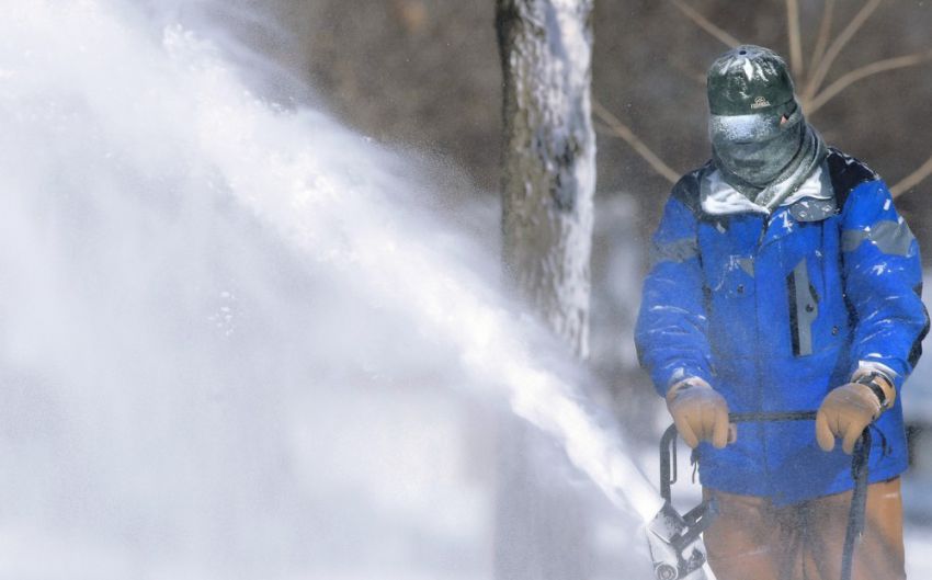 интересное, фотографии, США, заморозки