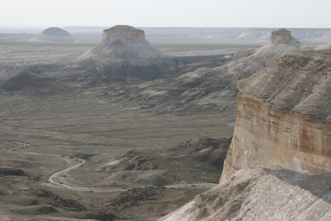Марсианские пейзажи плато Устюрт казахстан, марс, Устюрт, пустыня