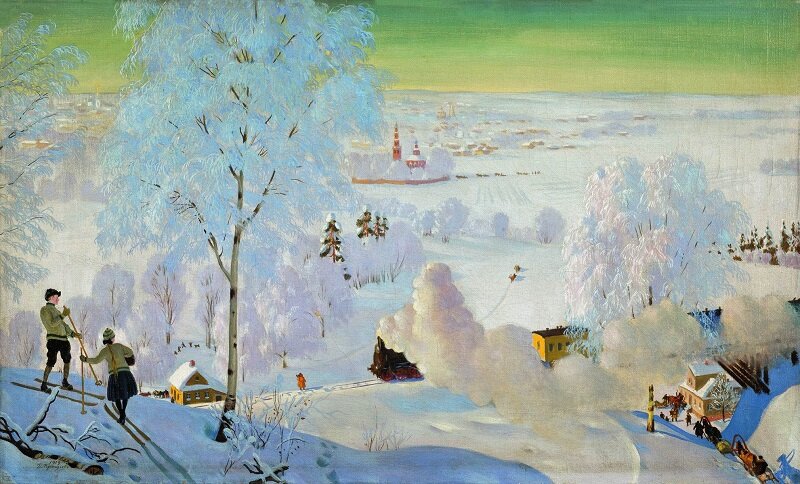 «Лыжники». 1919