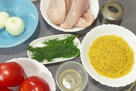 Куриный суп по-турецки в мультиварке: шаг 1