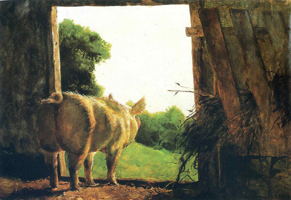Бэби Джейн летом. Джейми Уайет, 1997