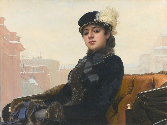 «Неизвестная», Иван Крамской (1883) «Неизвестная», Иван Крамской (1883)