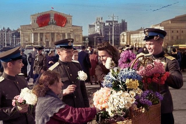 "Ожившие" фото времен Великой Отечественной войны (18 фото) Великая Отечественная Война, СССР, война, родина