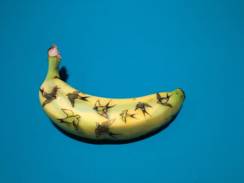 Граффити на бананах от Марты Гросси (13 фото)