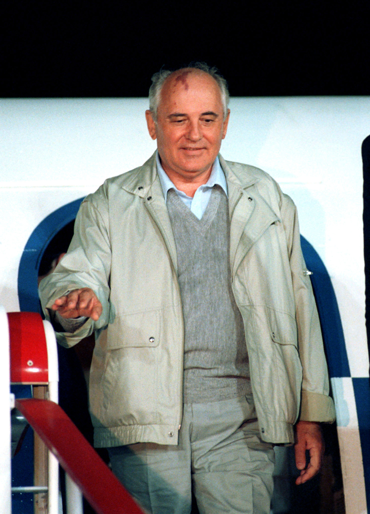 Возвращение Михаила Горбачева в Москву 22 августа 1991 года Фото: Юрий Лизунов /Фотохроника ТАСС/. 