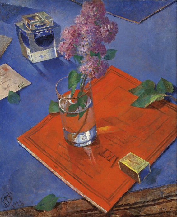 «Натюрморт с сиренью» (1928 год). Автор: Кузьма Петров-Водкин. «Натюрморт с сиренью» (1928 год). Автор: Кузьма Петров-Водкин.