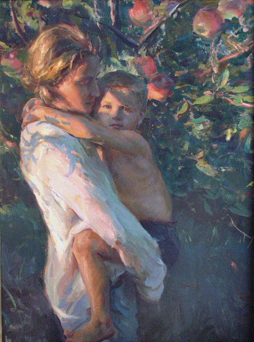 С мамой. ДаниÑль Ф. Герхартц