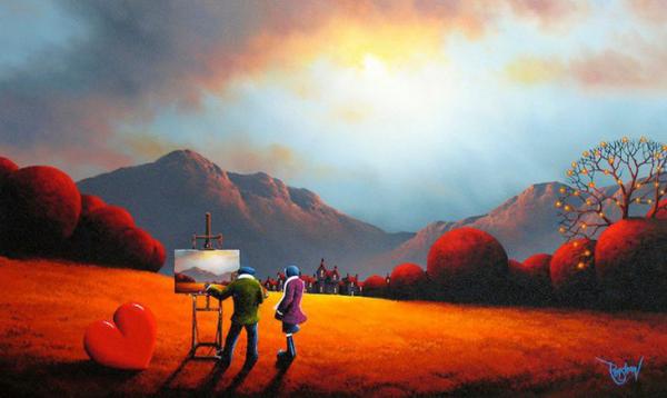 David Renshaw 44600 358 Романтические и яркие картины Дэвида Реншоу (David Renshaw)