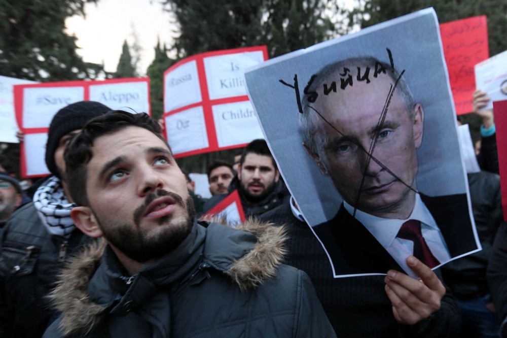 Антироссийские протесты по всему миру