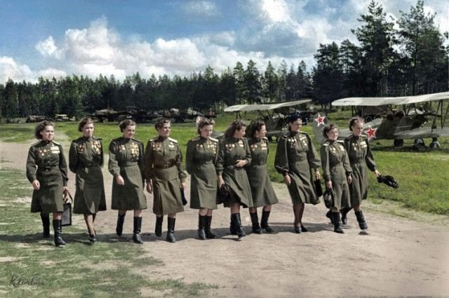 «Ожившие» фото времен Великой Отечественной войны