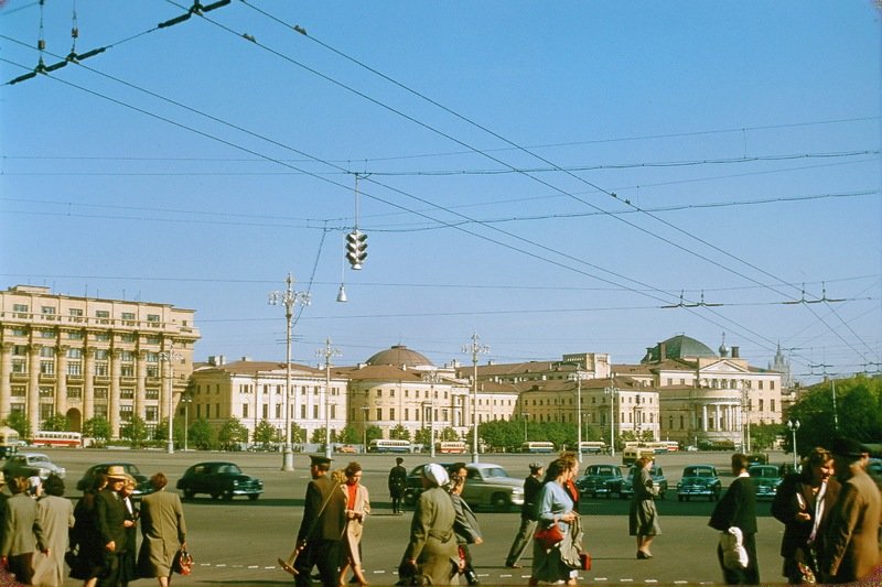 Москва в 1956 году. Фоторепортаж 1956, москва, фоторепортаж