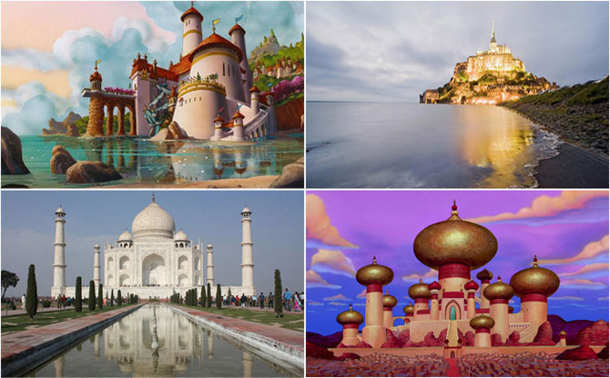 15 удивительных мест, вдохновивших Диснея на создание их мультипликационных копий