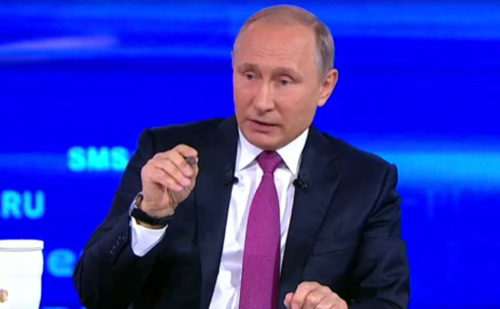Самые неожиданные СМС Путину попали в прямой эфир Владимир Путин